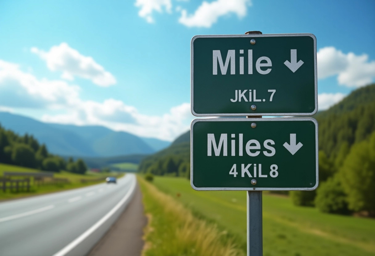 conversion miles kilomètres